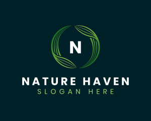 Leaf Nature Spa logo design