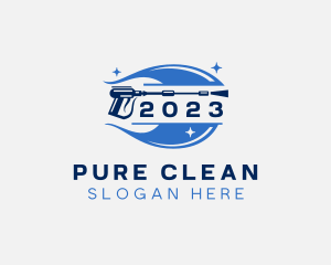 Power Washer Cleaning Janitorial logo design