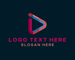 Mosaic - Play Button Media logo design