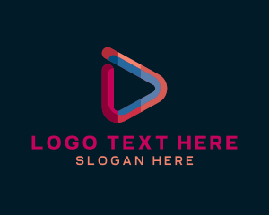 High Tech - Play Button Media logo design