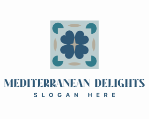 Mediterranean - Classic Floral Patten logo design