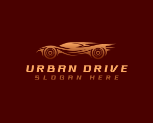 Car Drive Racing logo design