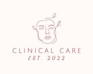 Nature Facial Clinic  logo design