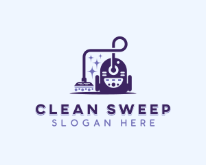 Vacuum - Vacuum Cleaner Sanitation logo design