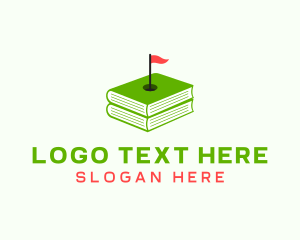 Study - Golf Training Book logo design