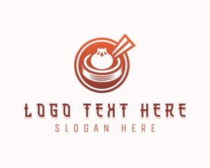 Steamed - Steamed Bun Asian Cuisine logo design
