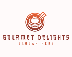 Steamed Bun Asian Cuisine logo design