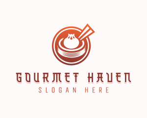 Steamed Bun Asian Cuisine logo design