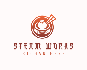 Steamed Bun Asian Cuisine logo design