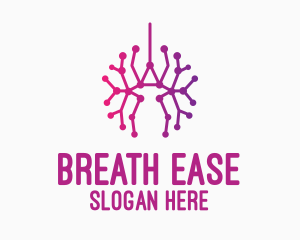 Respiratory - Gradient Respiratory Lungs logo design