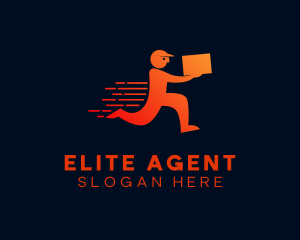 Agent - Delivery Man Package logo design