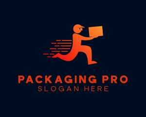 Packaging - Delivery Man Package logo design