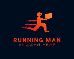 Delivery Man Package logo design