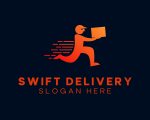 Delivery - Delivery Man Package logo design