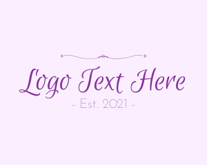 Marriage - Luxurious Feminine Fashion logo design