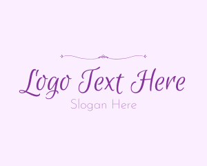 Luxurious Feminine Fashion Logo