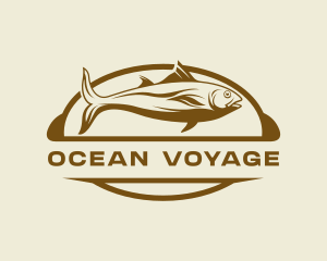 Aquatic Fishing Restaurant logo design