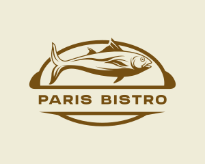 Aquatic Fishing Restaurant logo design