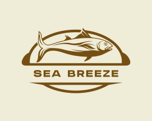 Aquatic Fishing Restaurant logo design