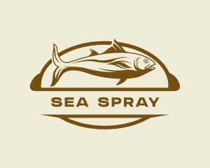 Aquatic Fishing Restaurant logo design