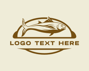 Fisherman - Aquatic Fishing Restaurant logo design