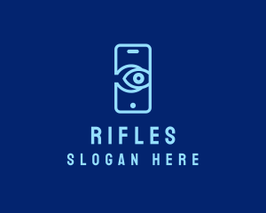 Mobile Phone Eye Logo