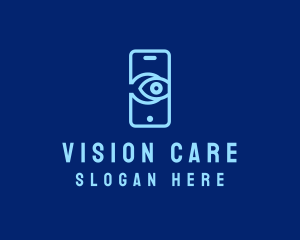 Optometrist - Mobile Phone Eye logo design