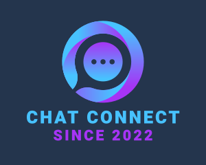 Digital Chat Telecommunications logo design