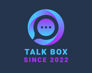 Chat Box - Digital Chat Telecommunications logo design