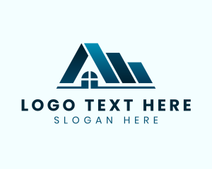 Roof - Roofing Construction Renovation logo design