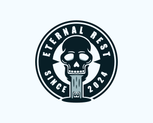 Skull Tattoo Streetwear logo design