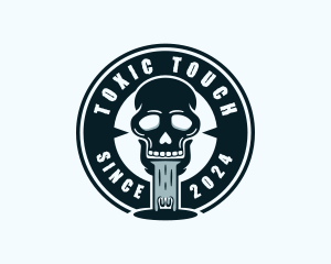 Toxic - Skull Tattoo Streetwear logo design