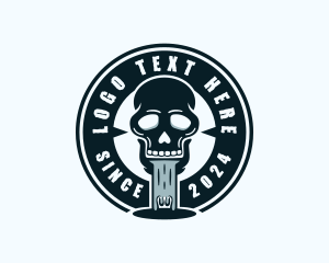 Skull Tattoo Streetwear Logo