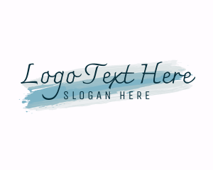 Calligraphy - Elegant Watercolor Business logo design