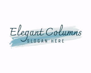 Elegant Watercolor Business logo design