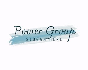 Wordmark - Elegant Watercolor Business logo design