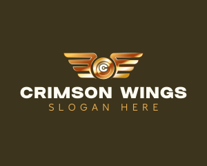 Elegant Wings Coin logo design