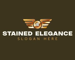 Elegant Wings Coin logo design