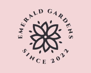 Garden Flower Wedding Planner logo design