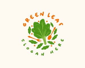 Spinach - Spinach Salad Bar logo design