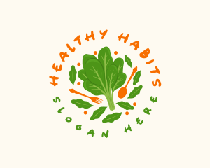 Spinach Salad Bar logo design