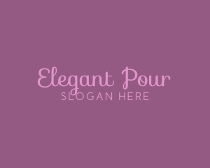 Elegant Cosmetic Business logo design