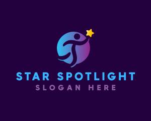 Star Leadership Man logo design