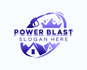 Power Wash Sanitation logo design