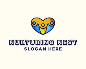 Parenting - Heart Parenting Charity logo design