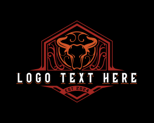 Beef - Animal Bull Farm logo design