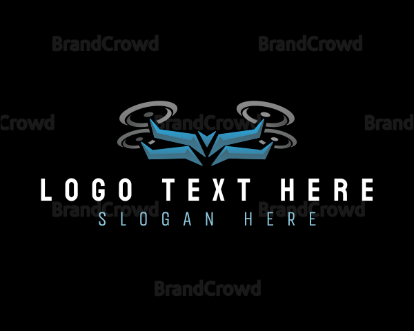 Drone Aerial Photography Logo