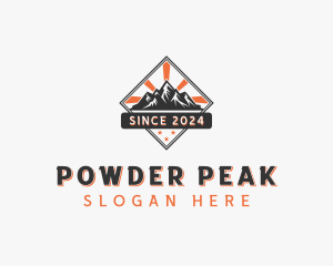 Peak Mountain Trekking logo design