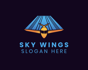 Fast Airplane Flight logo design