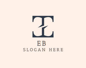 Professional Business Company Letter E logo design